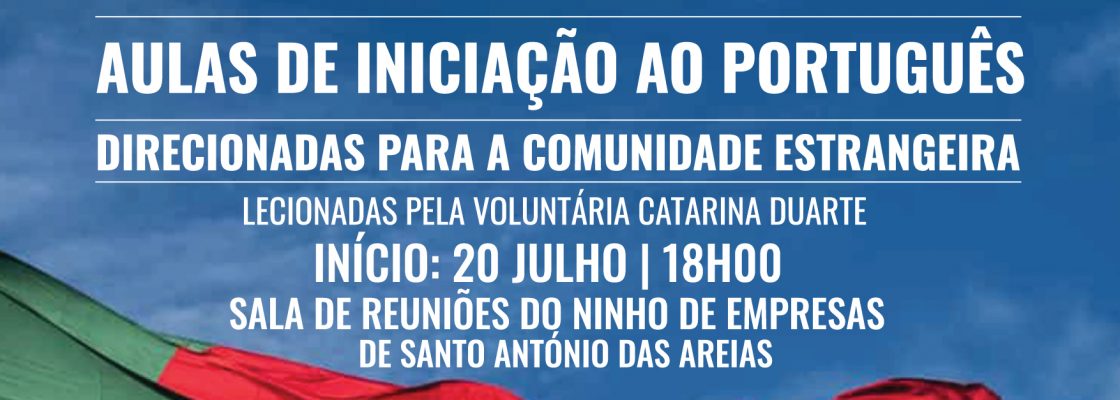 Aulas de iniciação ao Português para a comunidade estrangeira