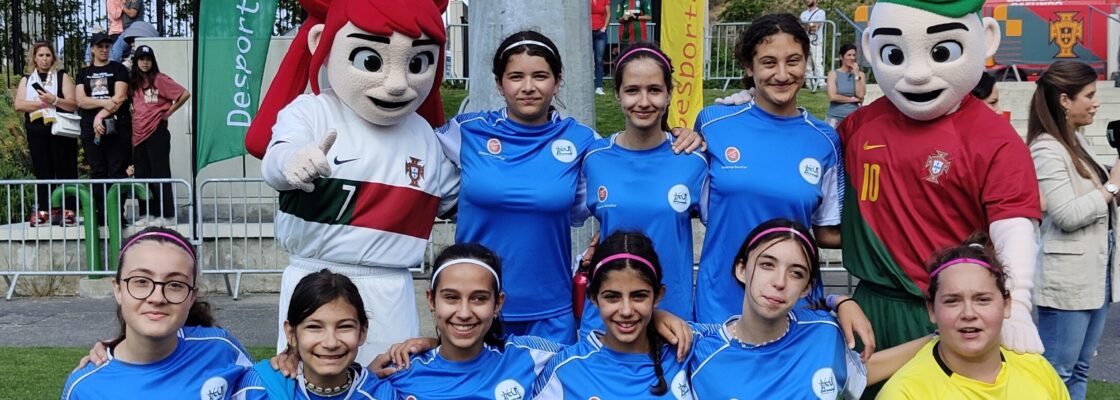 Agrupamento de Escolas de Marvão participou na Festa do Futebol Feminino