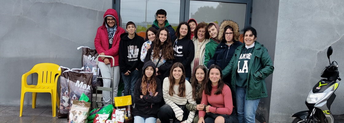 Turma do Agrupamento de Escolas angariou bens alimentares para o CROA de Marvão