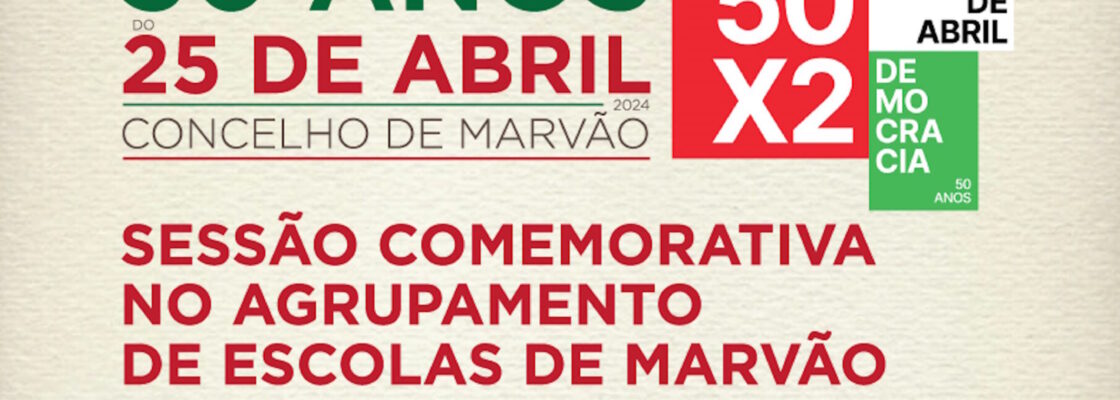 (Português) Sessão Comemorativa do 25 de Abril no Agrupamento de Escolas