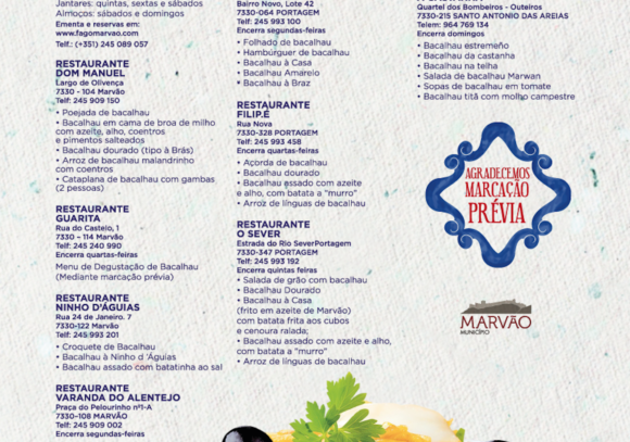 16ª Quinzena Gastronómica do Bacalhau