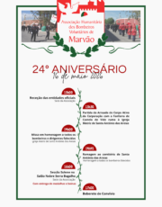 Comemorações do 24º aniversário dos Bombeiros Voluntários de Marvão