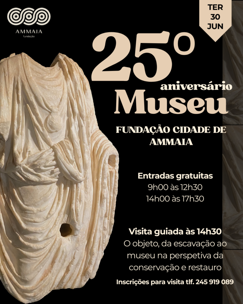 Museu cartaz 25 anos redes sociais