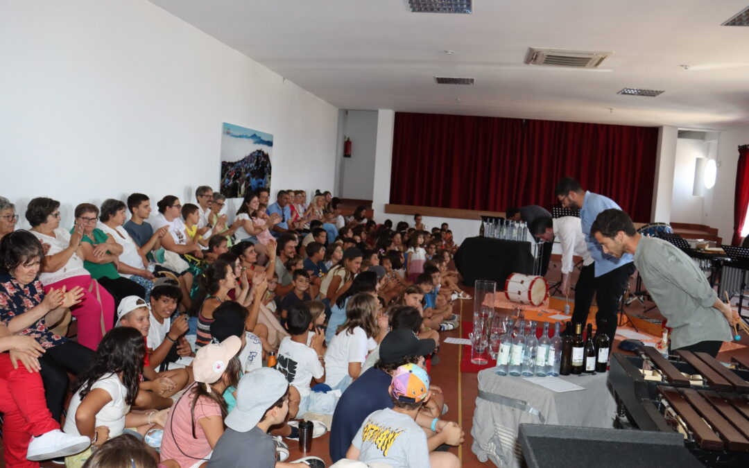 Crianças das Ludotecas do Concelho em concerto do FIMM