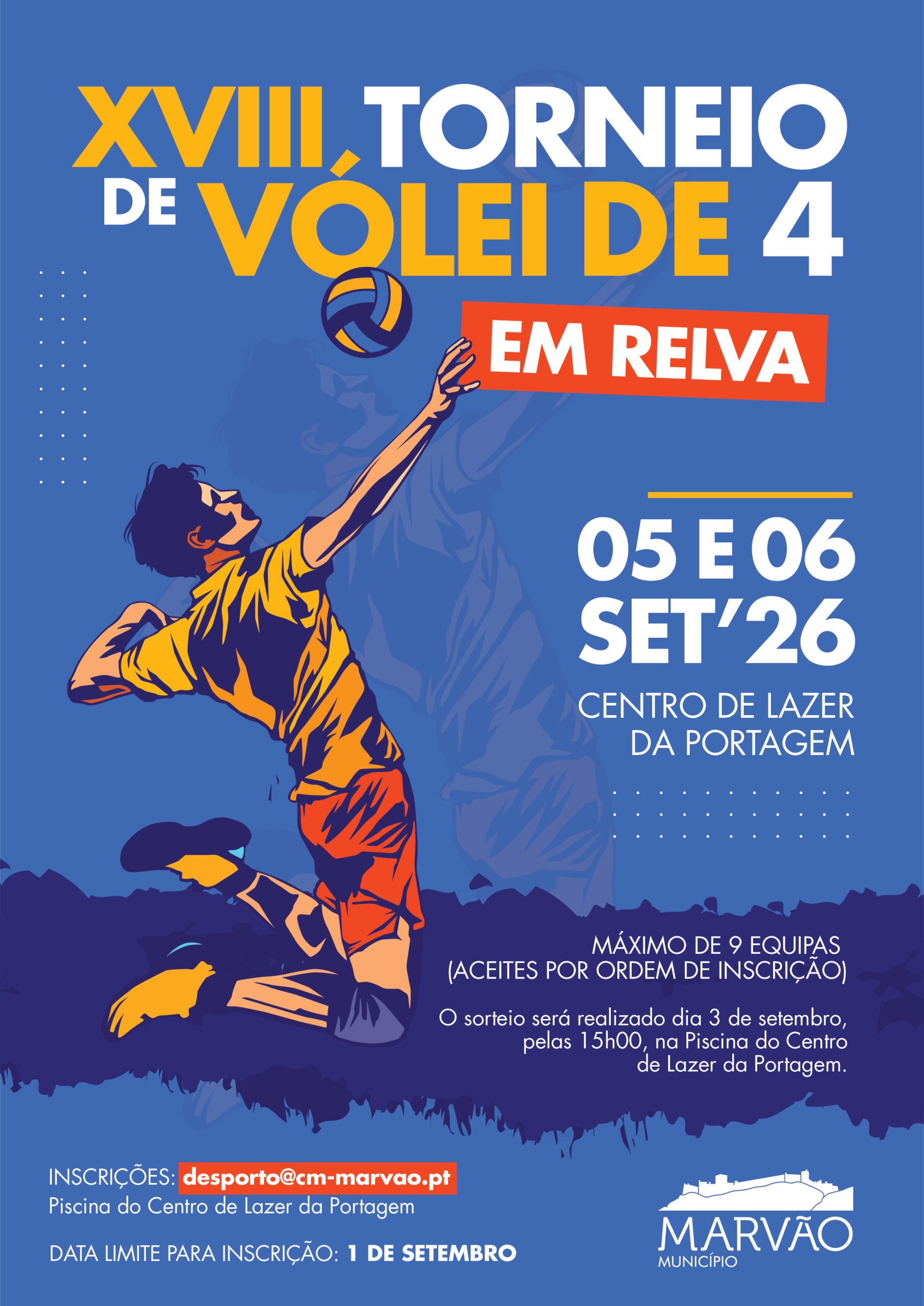 XVIII Torneio de Vólei 4 em Relva