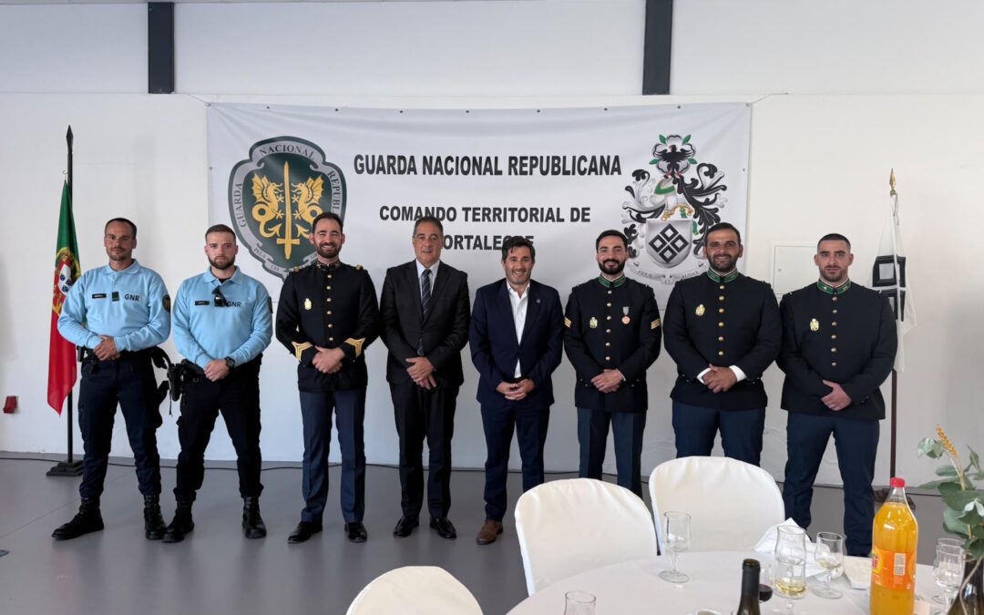 Joaquim Rolo distinguido no 18º aniversário do Comando Territorial da GNR